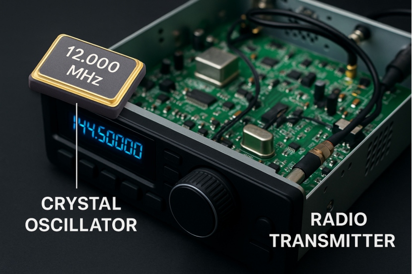 crystal oscillator for FM radio
