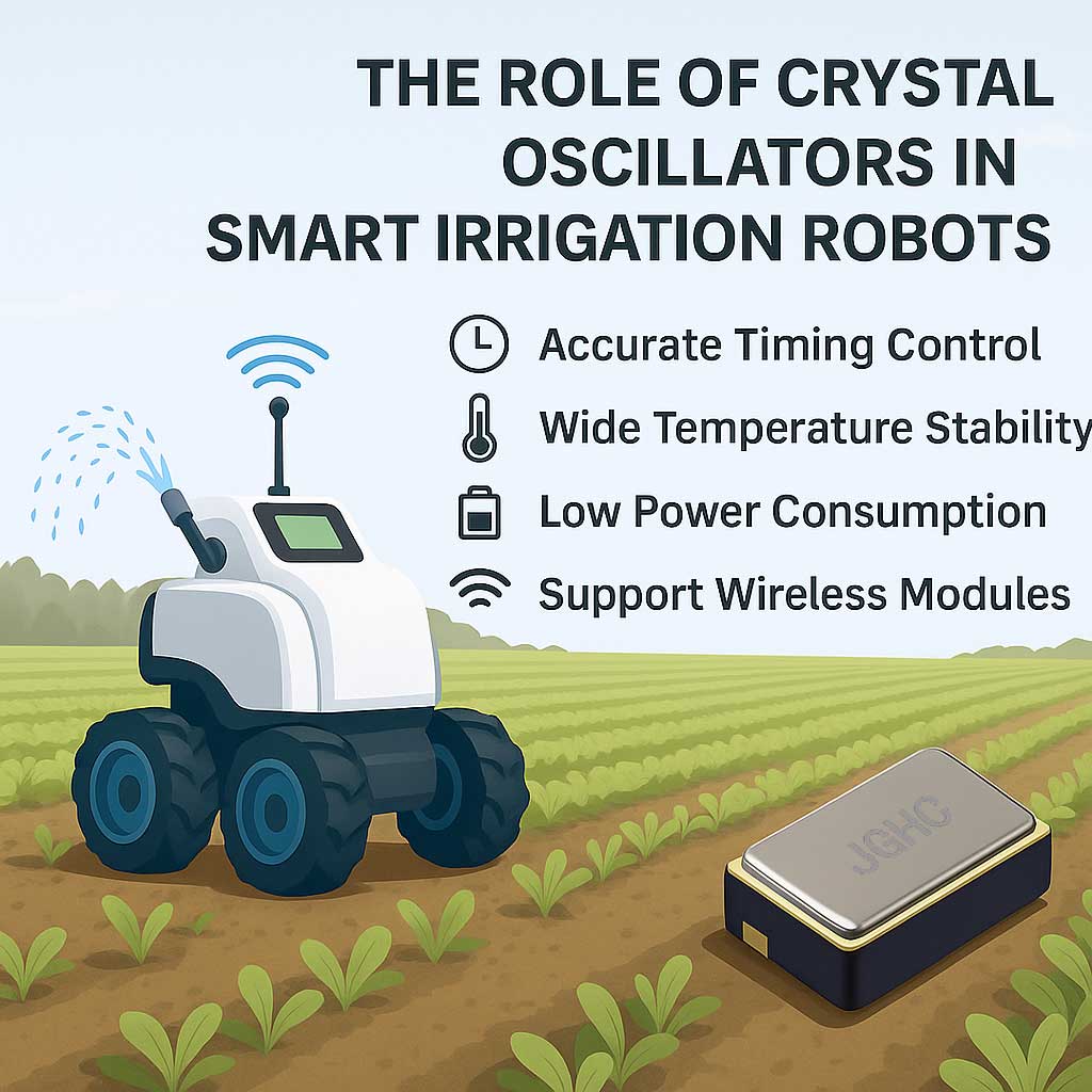 What Keeps Precision Irrigation on Time? The Role of Crystal Oscillators in Smart Irrigation Robots