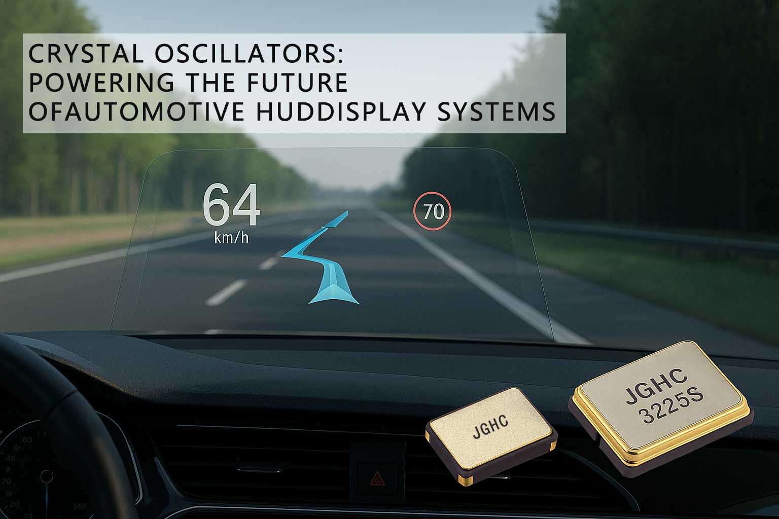 Кварцевые генераторы: будущее автомобильных систем HUD-дисплеев